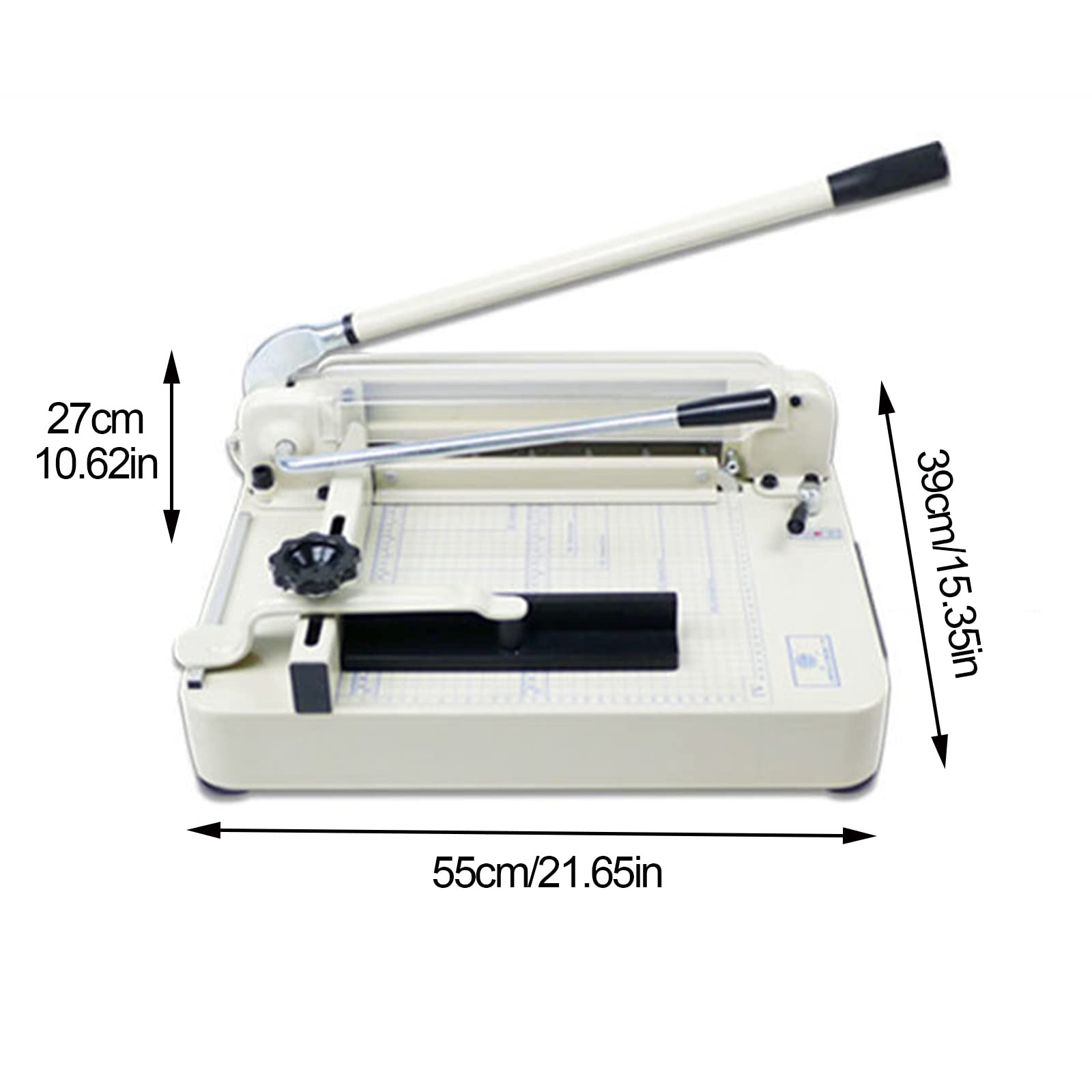 Papierschneider, robust, A4, Präzisions-Schneidemaschine für dicke Schichten, robuste manuelle Papierschneider für industrielle und gewerbliche Nutzung