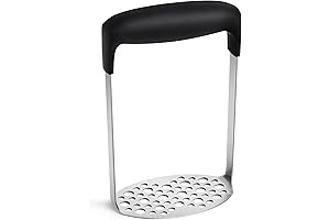 Urbanstrive Smooth Mash Potato Masher Stainless Steel - Durable Masher Tool for Easy Mashed Potatoes