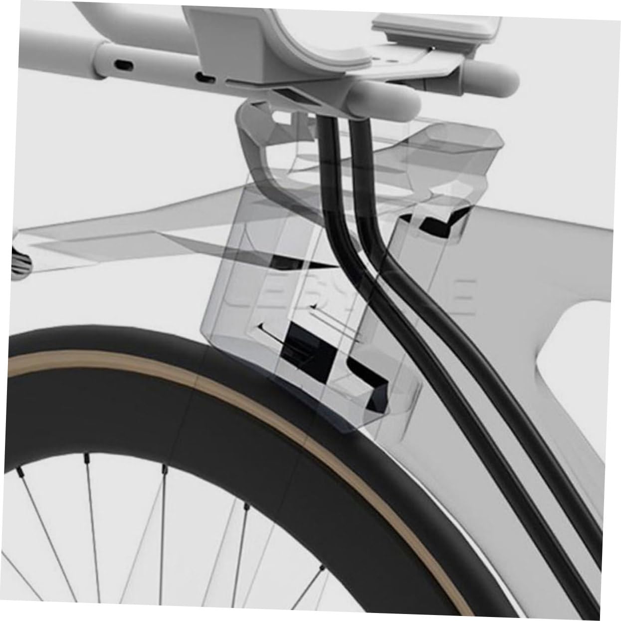 ifundom Tubo de Línea de Freno y Cambio para Bicicleta Negro de Esponja