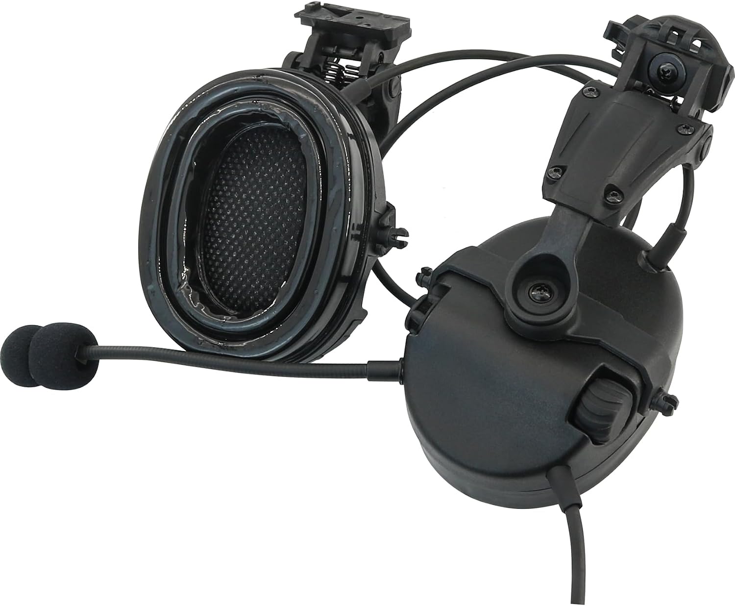 Ear Protection Electronic Shooting Earmuff Noise Canceling Headphones for ARC rail Helmets，huntting
