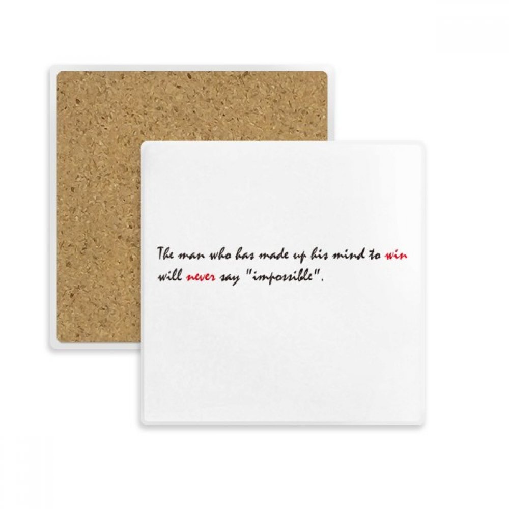 Coaster Tasse Porte-Pierre Absorbent multicolore pour cadeau de boissons