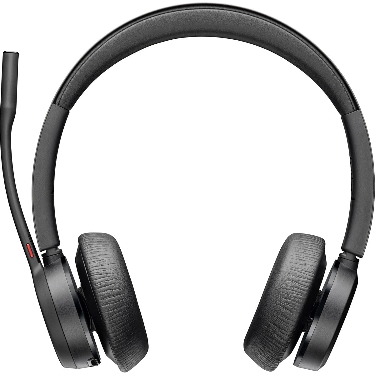 Poly - Voyager 4320 UC Wireless Headset (Plantronics) - Headphones with Boom Mic - Connect to PC/Mac via USB-C Bluetooth Adapter, Cell Phone via
