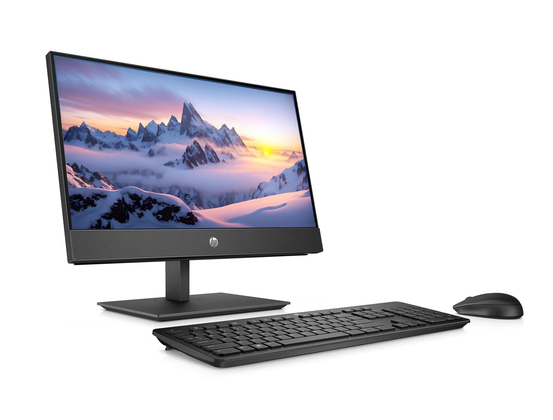 HP ProOne 600 G5 All in One Desktop Computer PC, con monitor da 21.5", Intel Core i5-9500, 16 GB RAM, SSD da 256 GB, tastiera US QWERTY WiFi, Bluetooth, Windows 11 Pro (ricondizionato)