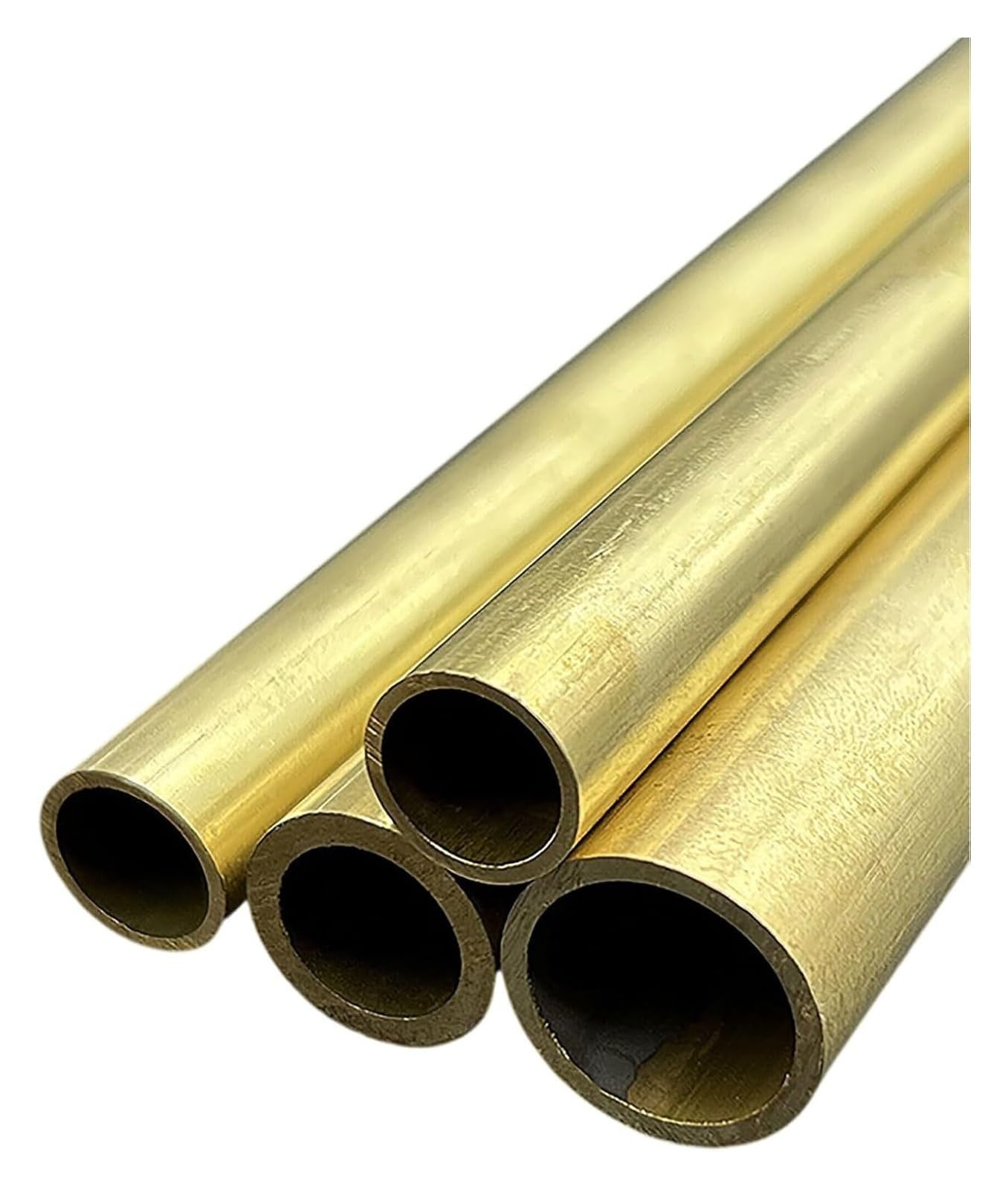 Brass Tube,12mm OD Round Brass Tube 0.3/0.5/1mm Wall Thickness × 500mm Length High Strength Precision Straight Pipe Tubing,12 * 0.5mm(12 * 1mm)