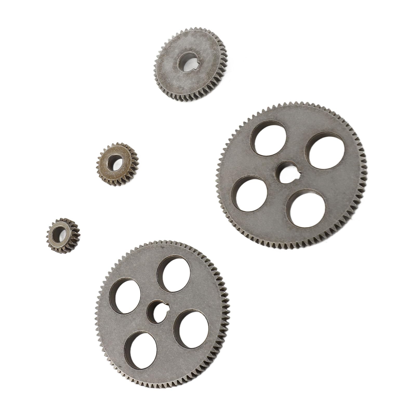 Juego de Mini Engranajes de Torno de Metal, Trabajo Confiable, Alta Precisión, Buen Material, Uso Extensivo con 5 Piezas en 1 Juego para Cortar