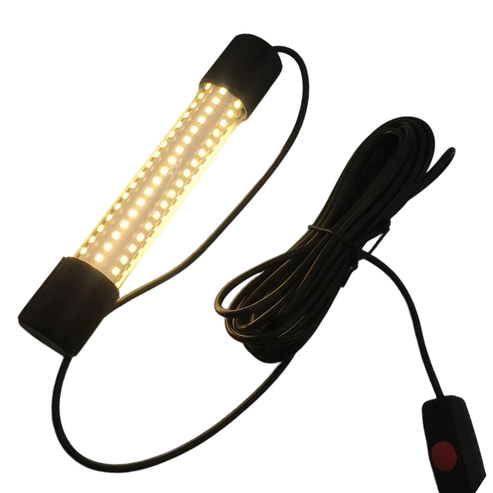 Hsioluted Yellow Transportable And Thin 13W Subaquatic Fishing Light Simple Carry Quick Arrange Lacking Tools Ideal For Mobile Fishing Enthusiasts Portable Light