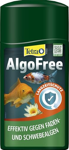 Tetra Pond AlgoFree Schwebealgen- und Fadenalgenvernichter, bekämpft langfristig grünes Wasser im Gartenteich, 1 L