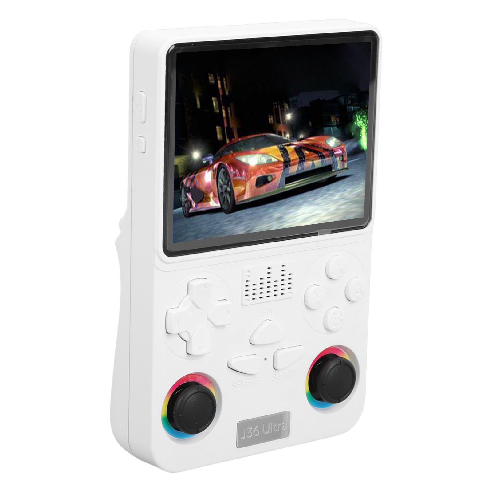 Retro-Handheld-Spielekonsole, 4-Zoll-Bildschirm-Spielekonsole, Integrierte 64-GB-Speicherkonsole mit 22000 Klassischen Spielen WiFi 5.1 für Spieler Jeden Alters (White)