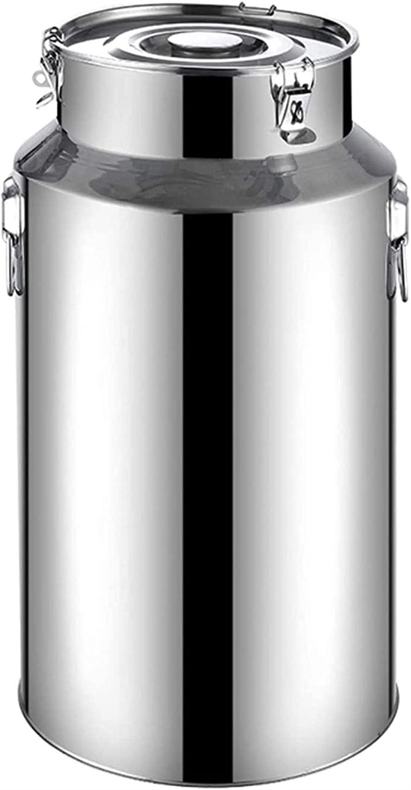 BanBe Cubo hermético de Acero Inoxidable para Almacenamiento de latas de Leche, para almacenar y Transportar contenedores de Alimentos con Tapa líquida