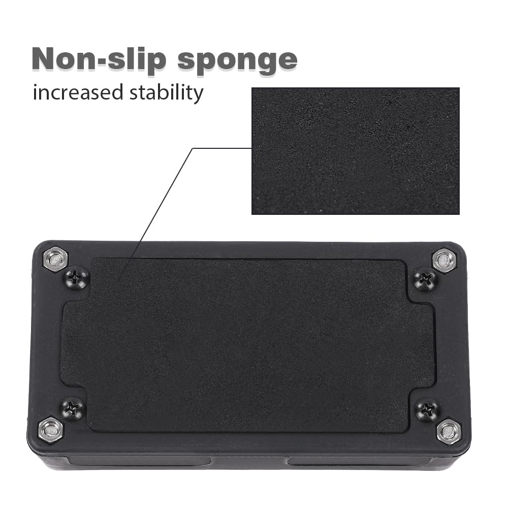100A Bus Bar Heavy Duty Module Design Power Distribution Block 12V 24V 48V DC Waterproof Busbar Box with 4X M6(1/4") Terminal Studs for Battery Marine Automotive RV Car Truck