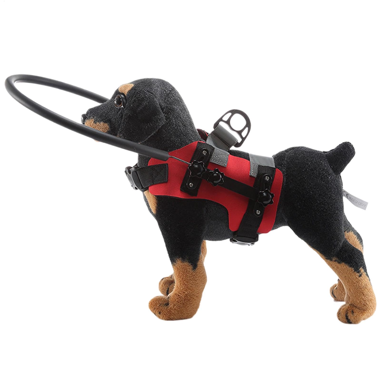Dispositif de protection anti-collision réglable et halo pour chiens aveugles et malvoyants