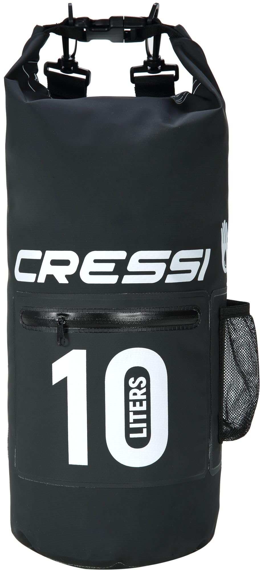 Cressi Unisex Adult Waterproof Dry Premium Bag - Black, 10 Litre