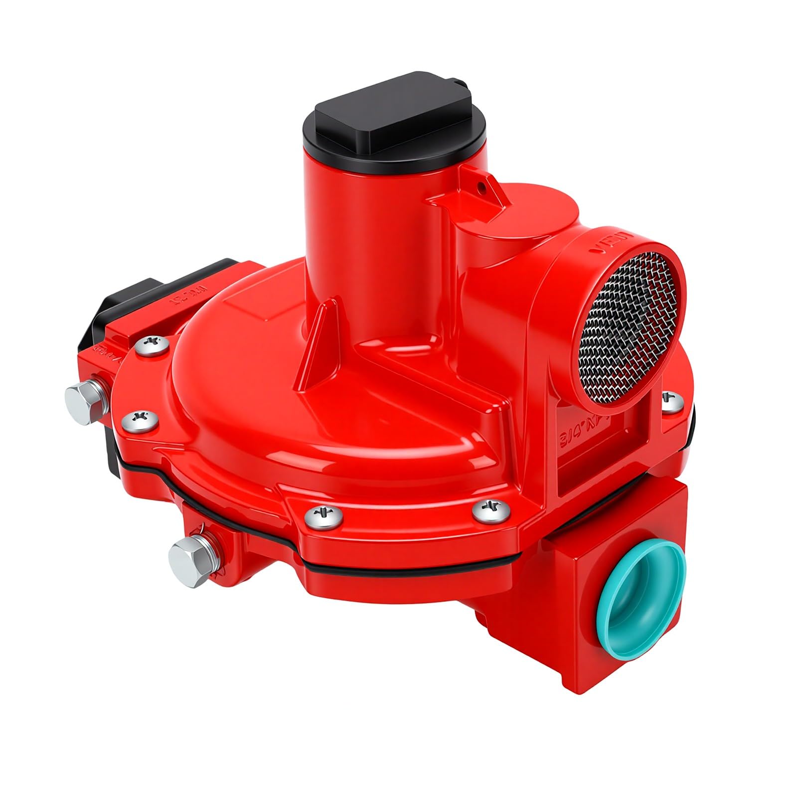 Garosa Regulator Gazu Ziemnego Regulowany Zawór Gazowy o Dużej Przepustowości 4-6 PSI do Użytku Mieszkalnego i Komercyjnego Złącze 1/2 Cala NPT