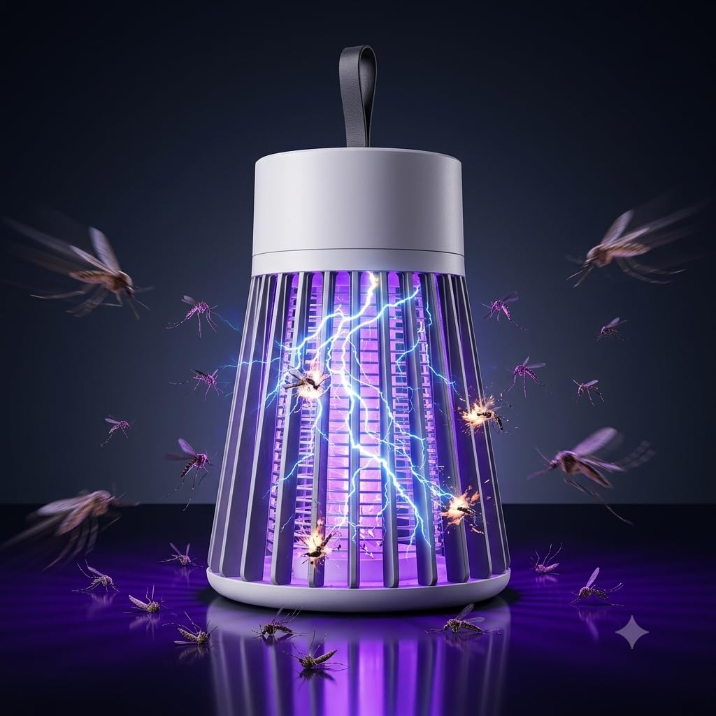 Mosquito Killer International Eco Friendly Bug Zapper Mosquito Lamp Dual Mosquito Zapper Lamp Indoor Insect Trap Portable Killer Lamps Easy for Home