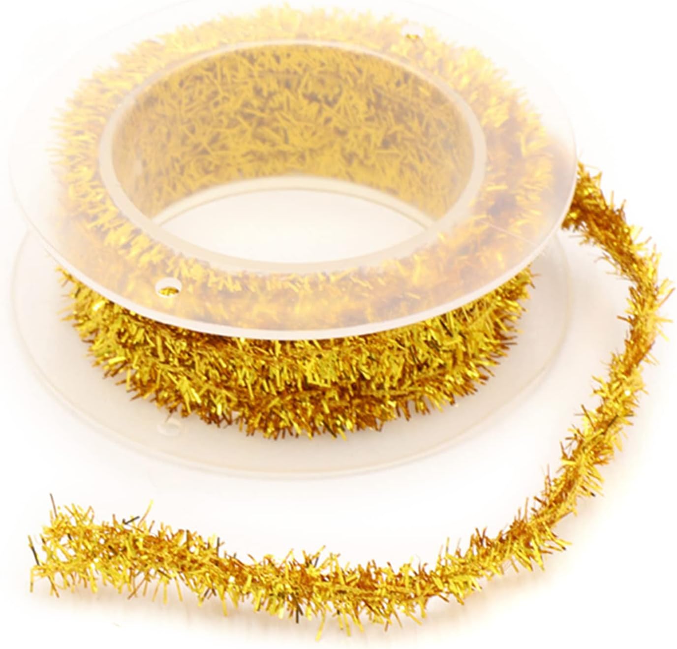 Christmas Tinsel Garland 4.92ft Long Glitter Tinsel Wire for Christmas Tree Decorations Gift Wrapping Tinsel Garland Christmas Tinsel Garland for Christmas Tree Christmas Decorations