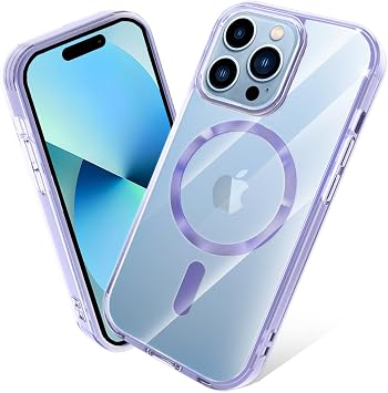 iPhone 15 Pro Case, MagSafe Compatible, Clear, Shockproof, iPhone 15 Pro Smartphone Case Double Layer TPU Bumper Design US Military Standards, Wireless Charging Compatible, Iphone 15Pro Cover, Strap