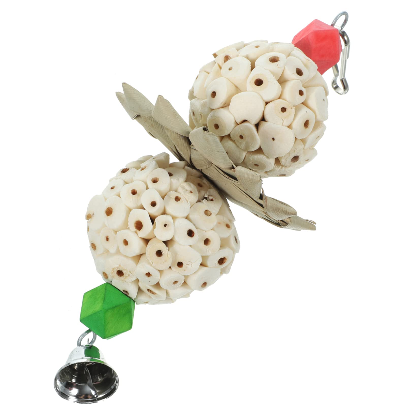 DOITOOL 5piezas Juguete para Periquitos y Loros Colgante Accesorio para Jaula De Aves Material Resistente y Seguro Diseño Creativo Forma De Linterna para Masticar y Decorar La Jaula