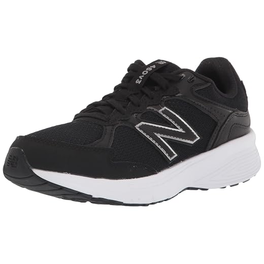 New Balance Women's 460 V3 Running Shoe, Black/Silver Metallic, 7.5