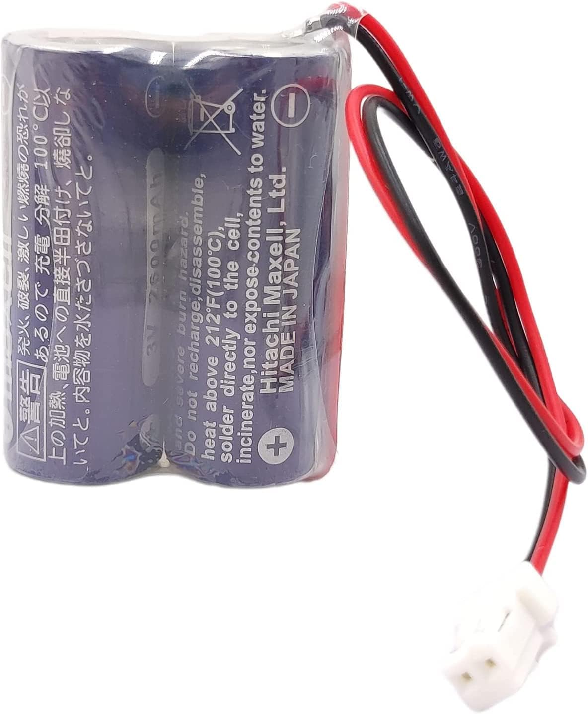 BATTEMALL Pack of 4 2CR17450 3V CR174502WK27 D80UB016170 3V Battery