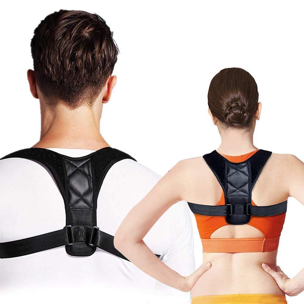 Medical Adjustable Clavicle Posture Corrector,Men Woemen Upper Back Brace Shoulder Lumbar Support Belt,Corset Posture Correction
