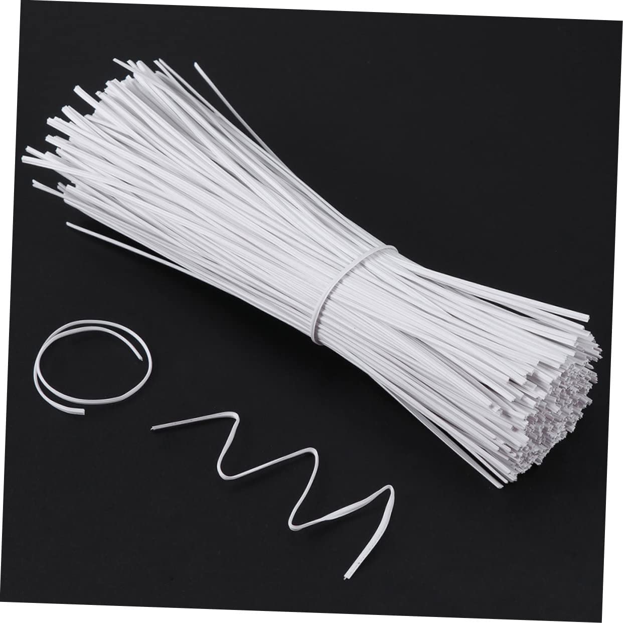 Yardwe 1000 Etichette Per Fascette Stringicavo Da 0 45 Mm Fascette in Filo Di Ferro Rivestito in Plastica Organizer Versatili Per Cavi