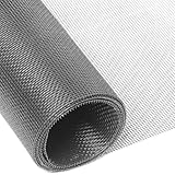 INTIRILIFE Red para Moscas Hecha de Fibra de Vidrio Gris vendida por Metros, Ancho 150cm, tamaño de Malla 1.2mm - Mosquitera Resistente a los Rayos UV, Puerta de Ventana de Malla de mosquitera