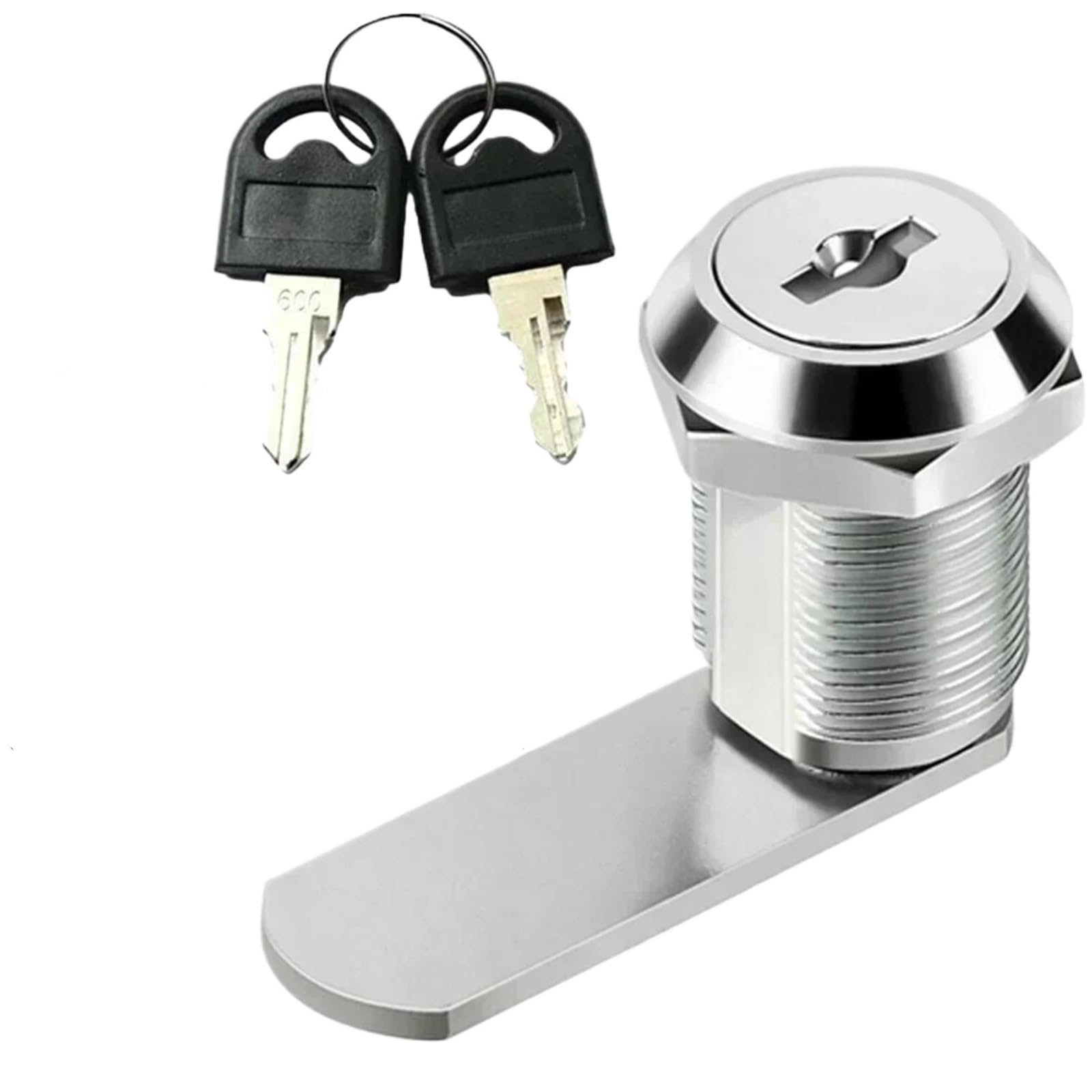 Dsfihjo 2Pcs 25Mm Mailbox Lock 4 Sizes Mailbox Lock With 2 Keys For File Cabinet Tool Box Locker Cam Security Furniture Hardware Door Mail(2Pcs 25Mm)