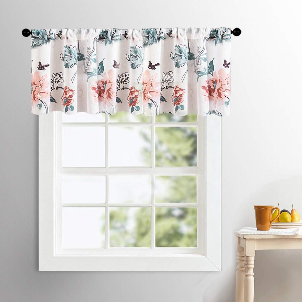 Peach Kitchen Curtains Curtains & Drapes 2023