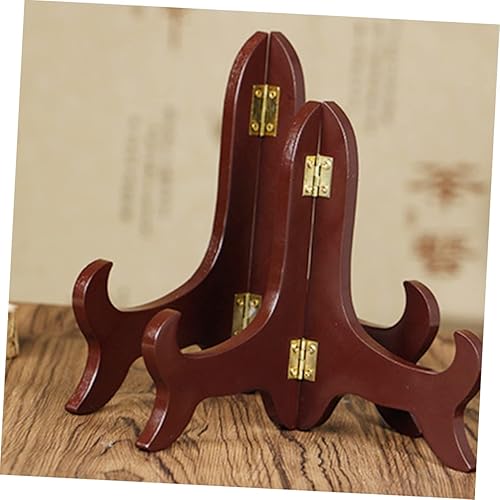 Miniatura 2 de Cabilock 4 piezas de 5 caballetes de escritorio soporte de marco de fotos decorativo soporte de placa caballetes soportes de placa soportes de placa