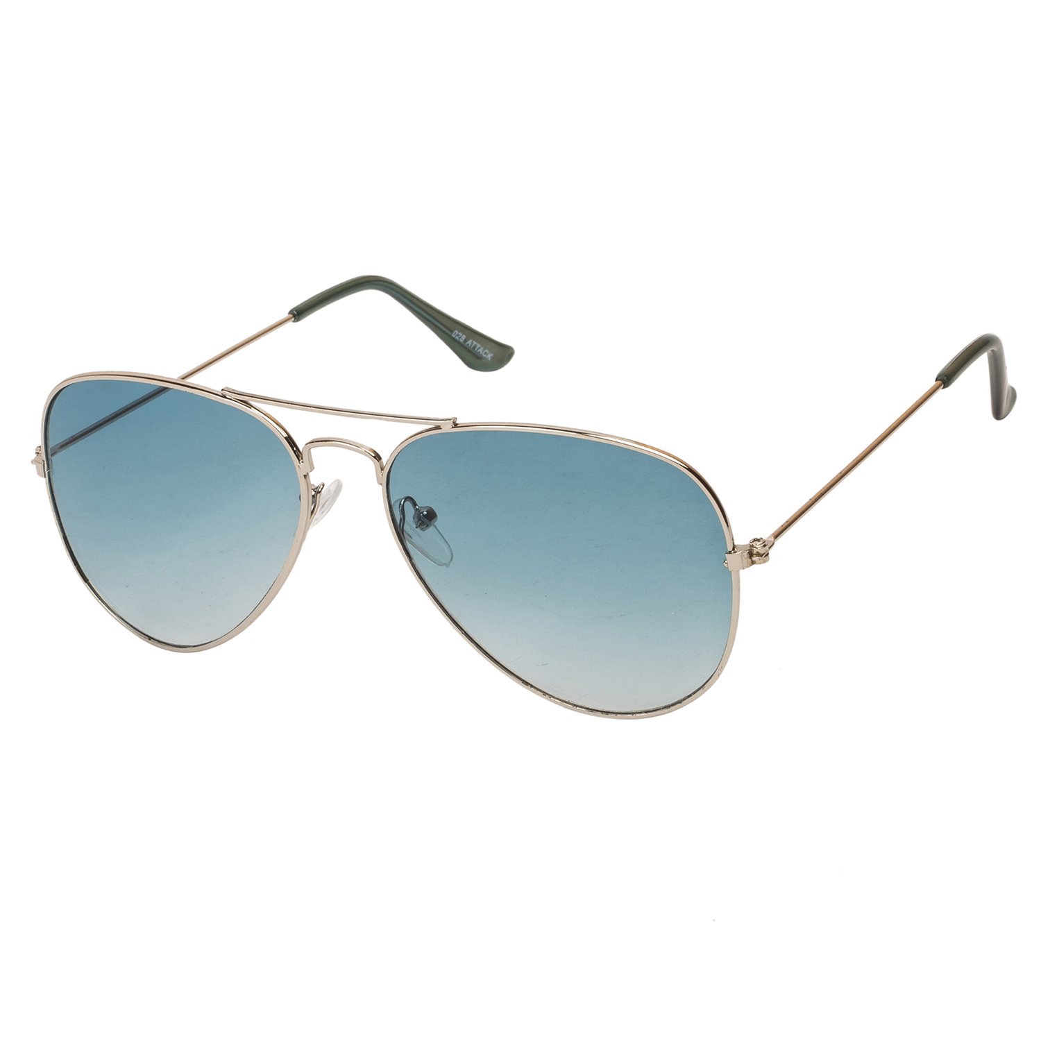 Classic Aviator Shape Silver-Green UV Protection Sunglasses For Men & Women [MA-008-S10 ]-image-47
