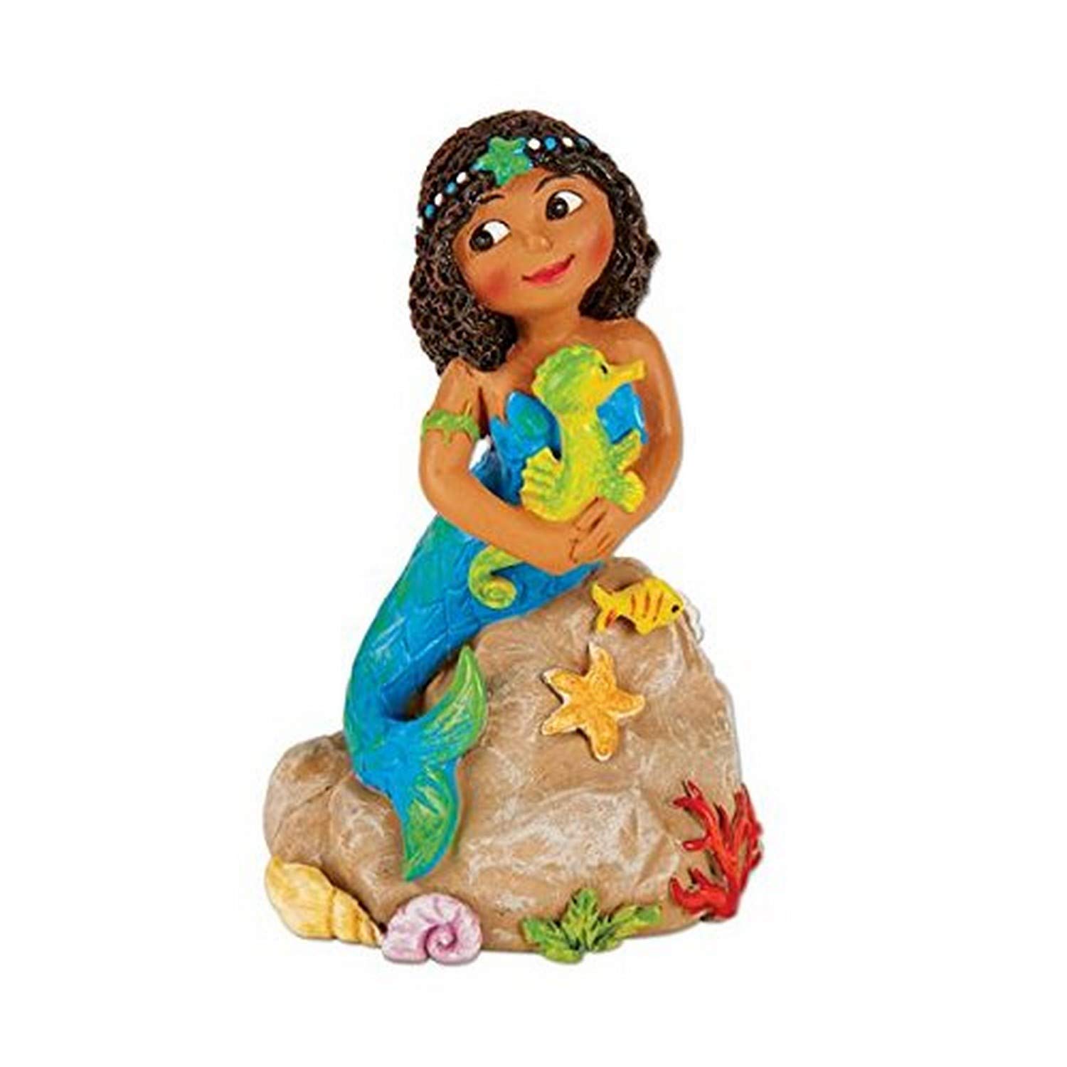 Studio M Merriment Collection Minature Statue, 3.25-Inches, Mermaid, Millie