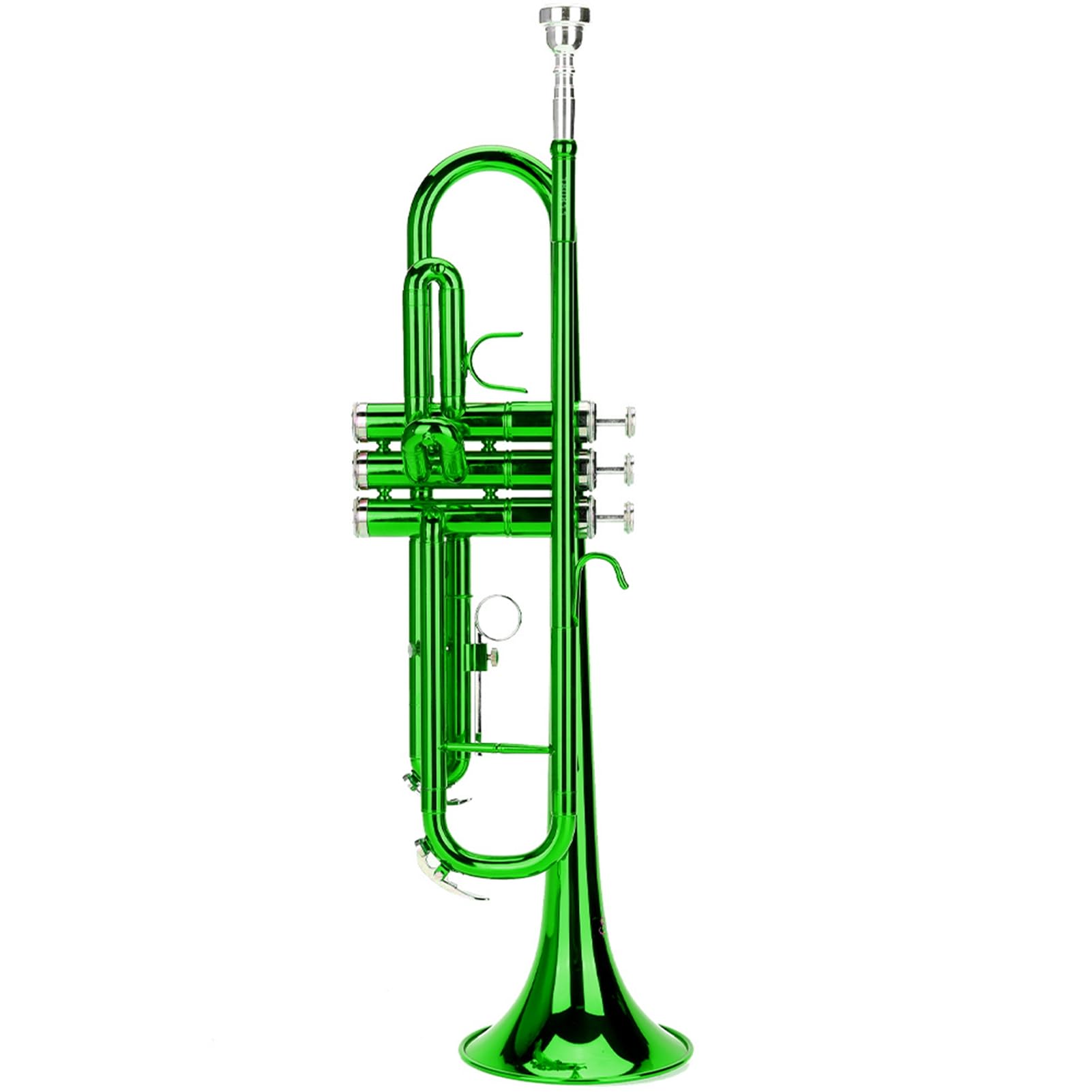 Trompeta de Latón con Pistón Dorado Trompeta Profesional Trompeta de Latón, Trompeta de Viento de Música de Latón Instrumento de Viento para Herramienta Auxiliar para