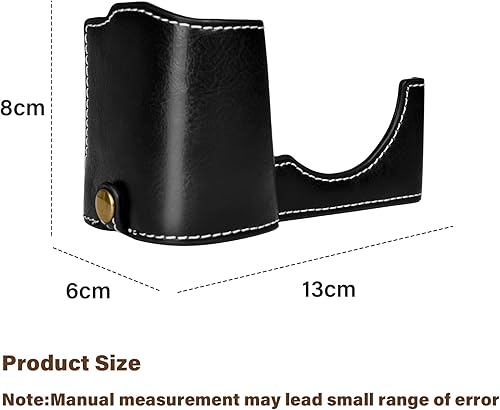 Miniatura 3 de Rieibi ZV-E1 - Funda de piel sintética para cámara compatible con Sony ZV-E1, ZVE1, color negro