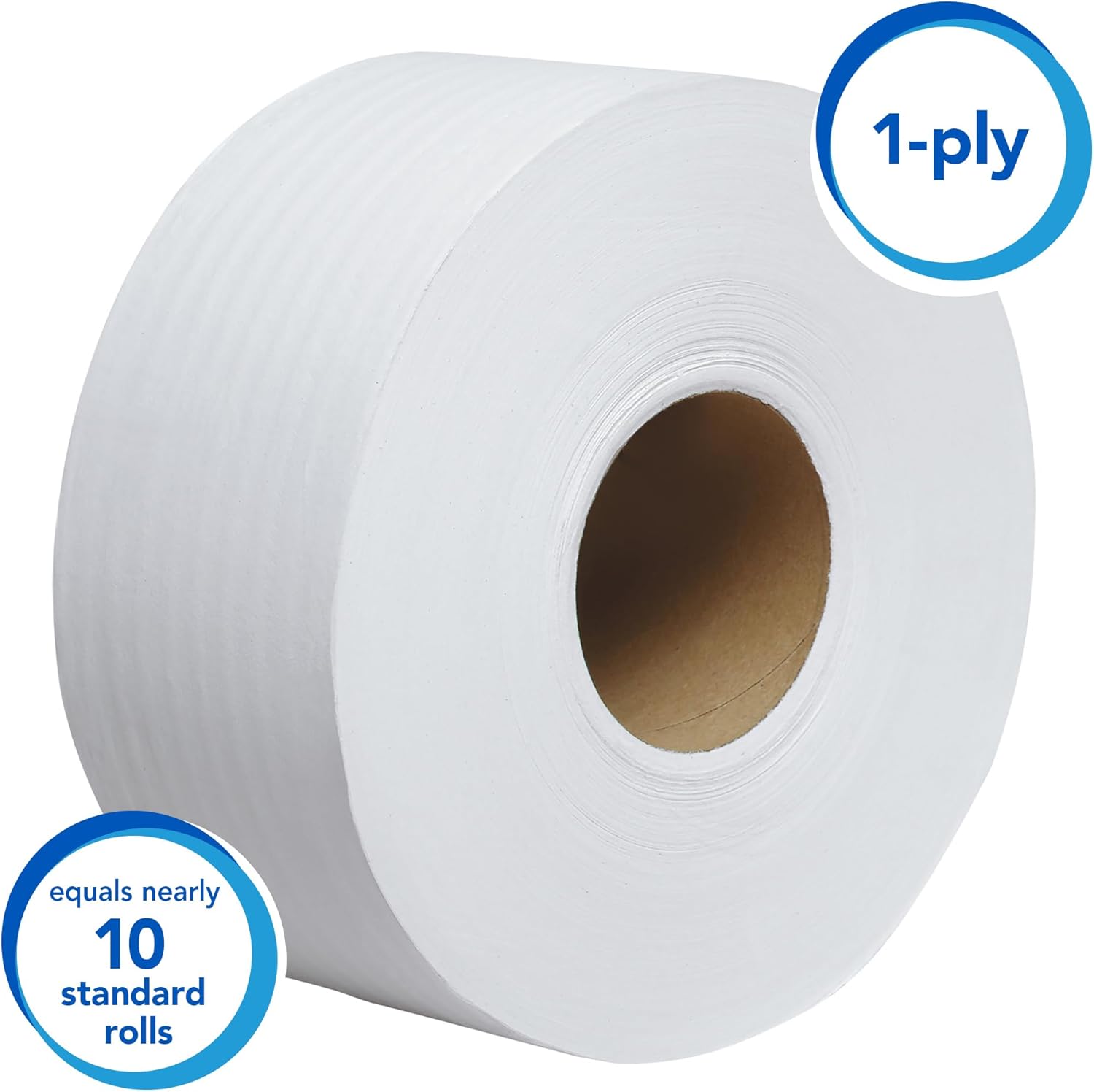 Scott Professional Essential High-Capacity Jumbo Roll Toilet Paper, Bulk (07223), Septic Safe, White (12 Rolls at 2,000' Each, 24,000'/Case)