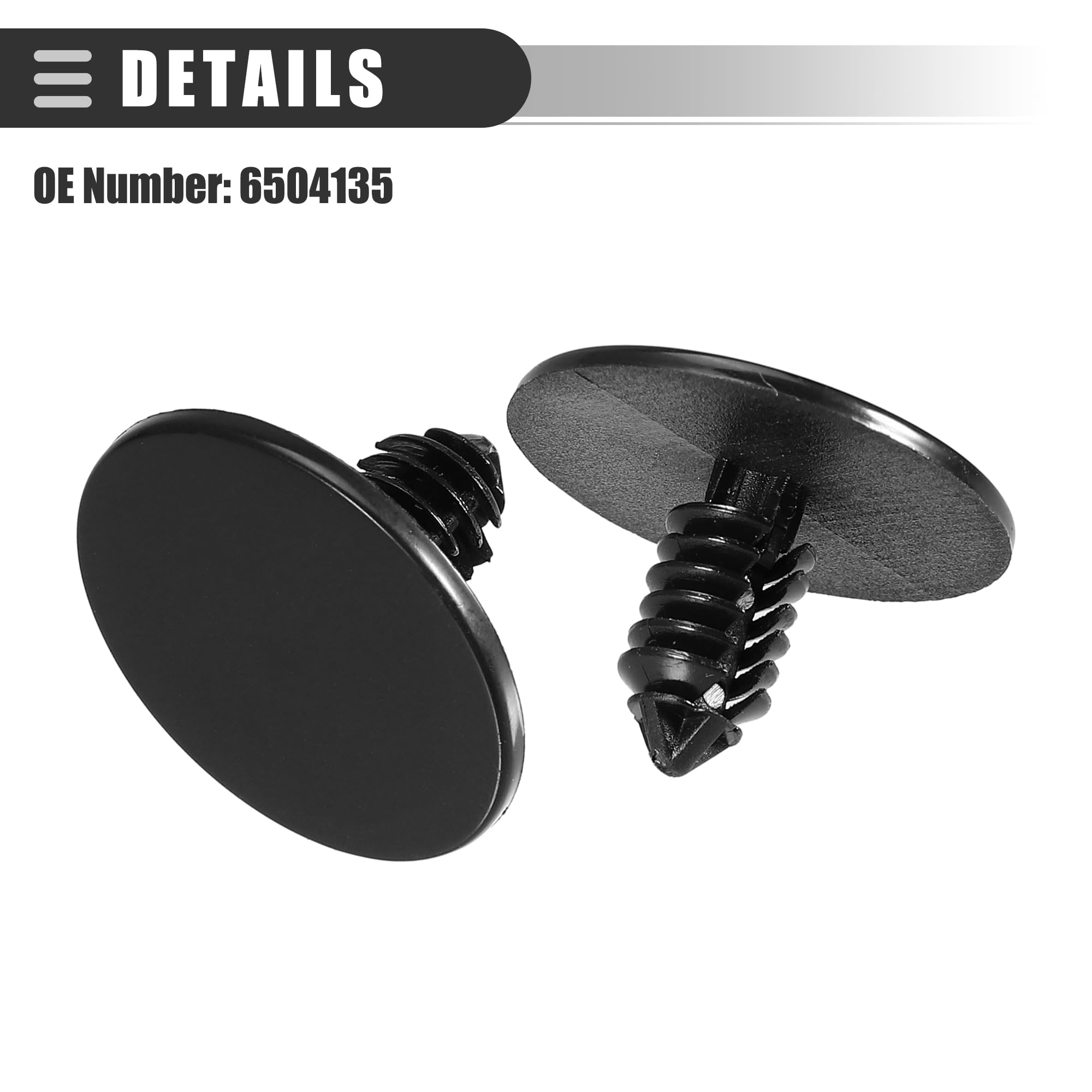 AKOOSY 10 Pezzi Clip Fissaggio Cofano Auto Clip in Plastica per