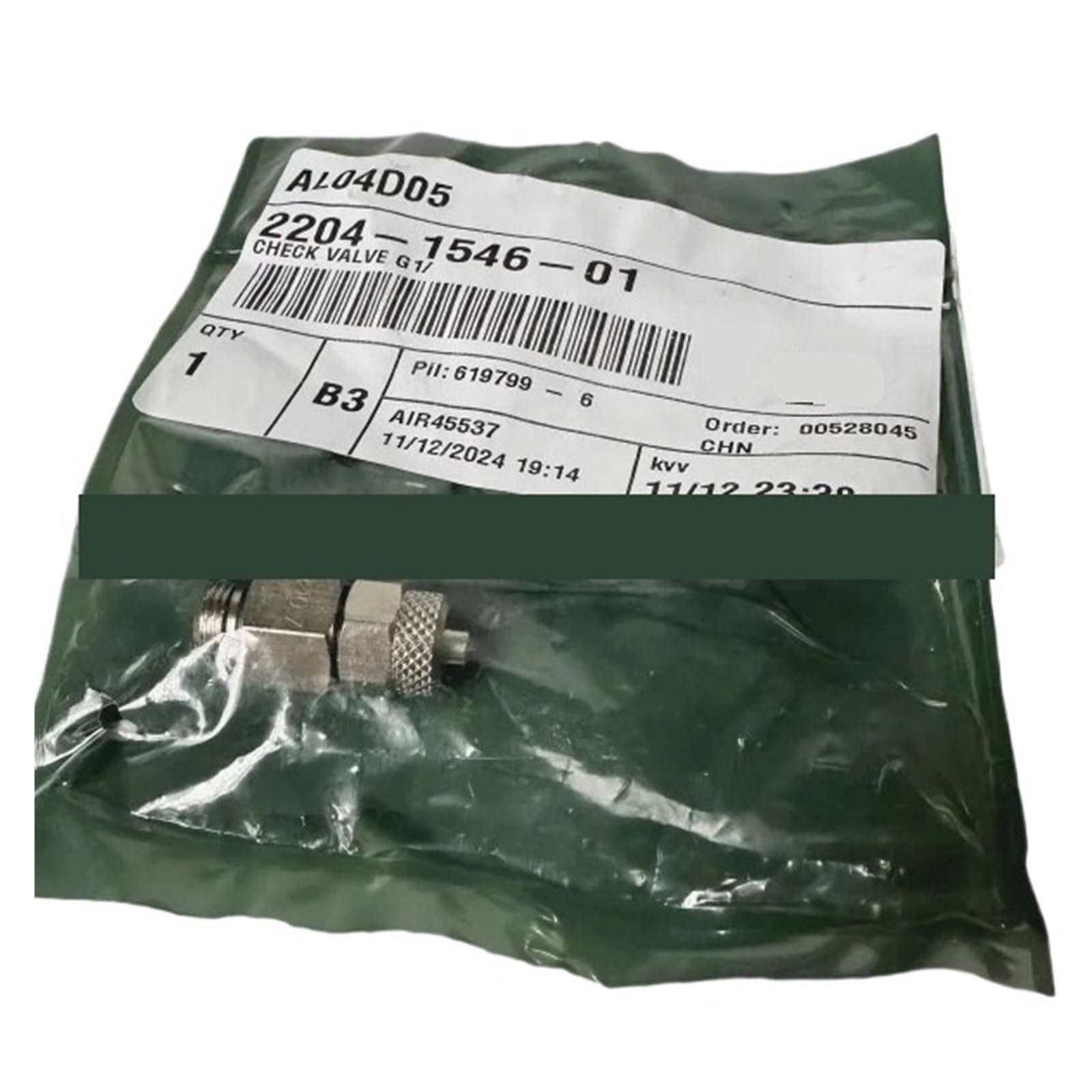 CLEUFWKO 2204154601 Air Compressor One-way Check Valve