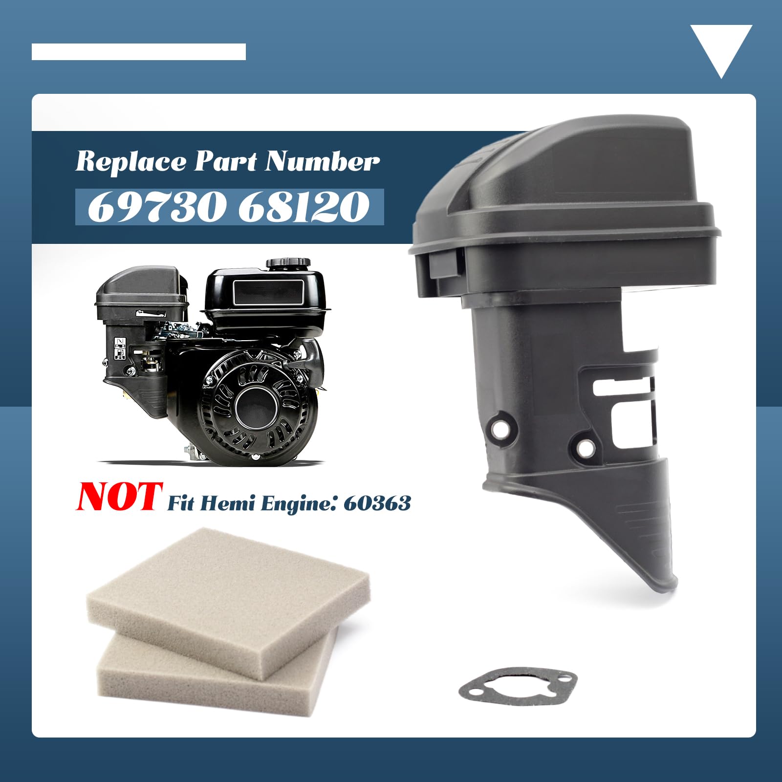 シャワーズ Holo 90 HP Amazon.com: Esttlamer 69730 68120 Air Filter Box Housing Assembly