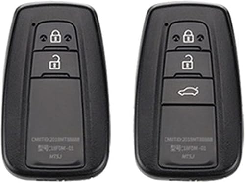 Miniatura 2 de POCHY Car Key Case Keychain Cover,for Toyota Prius Camry Corolla CHR CHR RAV4 Prado Izola Levin Avalon 2018 2019 2020