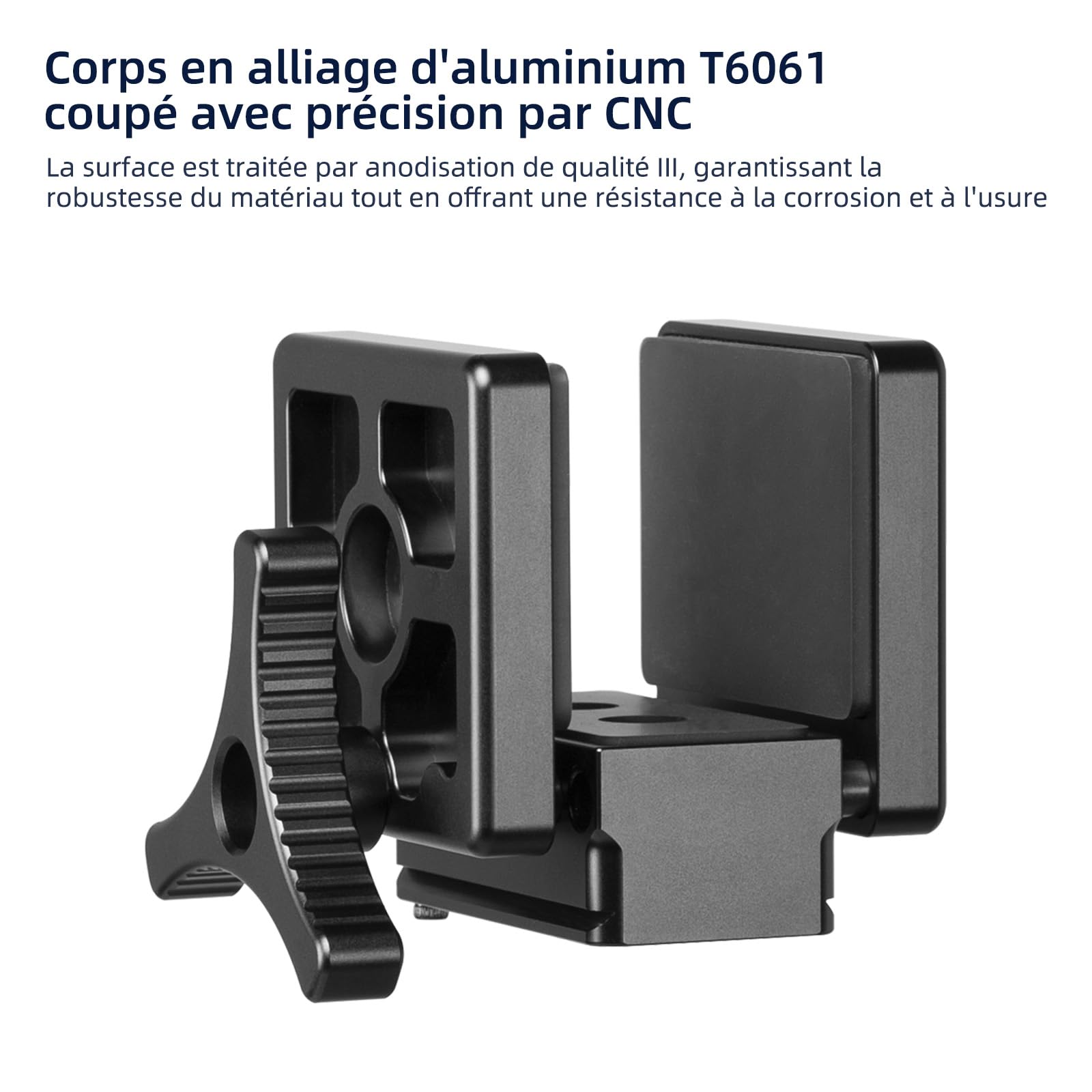 FANAUE GS-01 Montura de sillín Collar Arca Swiss Placa de liberación rápida para trípode con cabeza de bola para exteriores