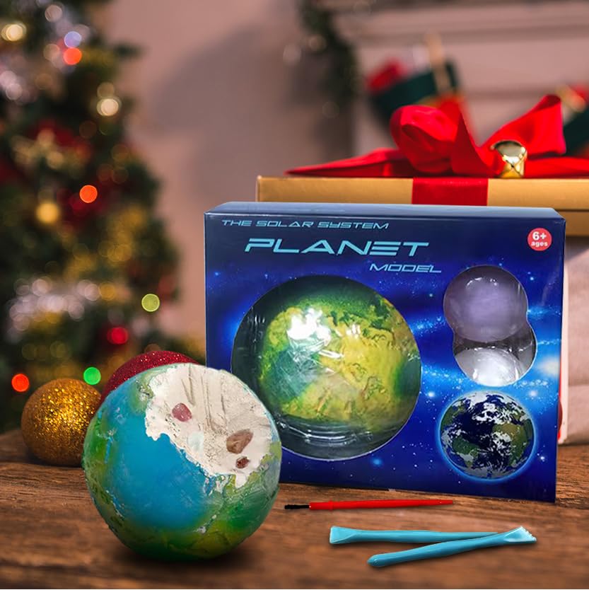 DLAGOMLIFEGemstone Dig Kit,Gemstone Rock Dig Kit 10 Gems Geology Science STEM Projects Gifts for Christmas