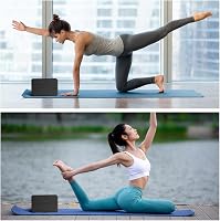 flintronic Yoga Blokk 2 db EVA Hab Pilates Meditáció Magas Sűrűségű - 2pcs-(purple+blue) 7