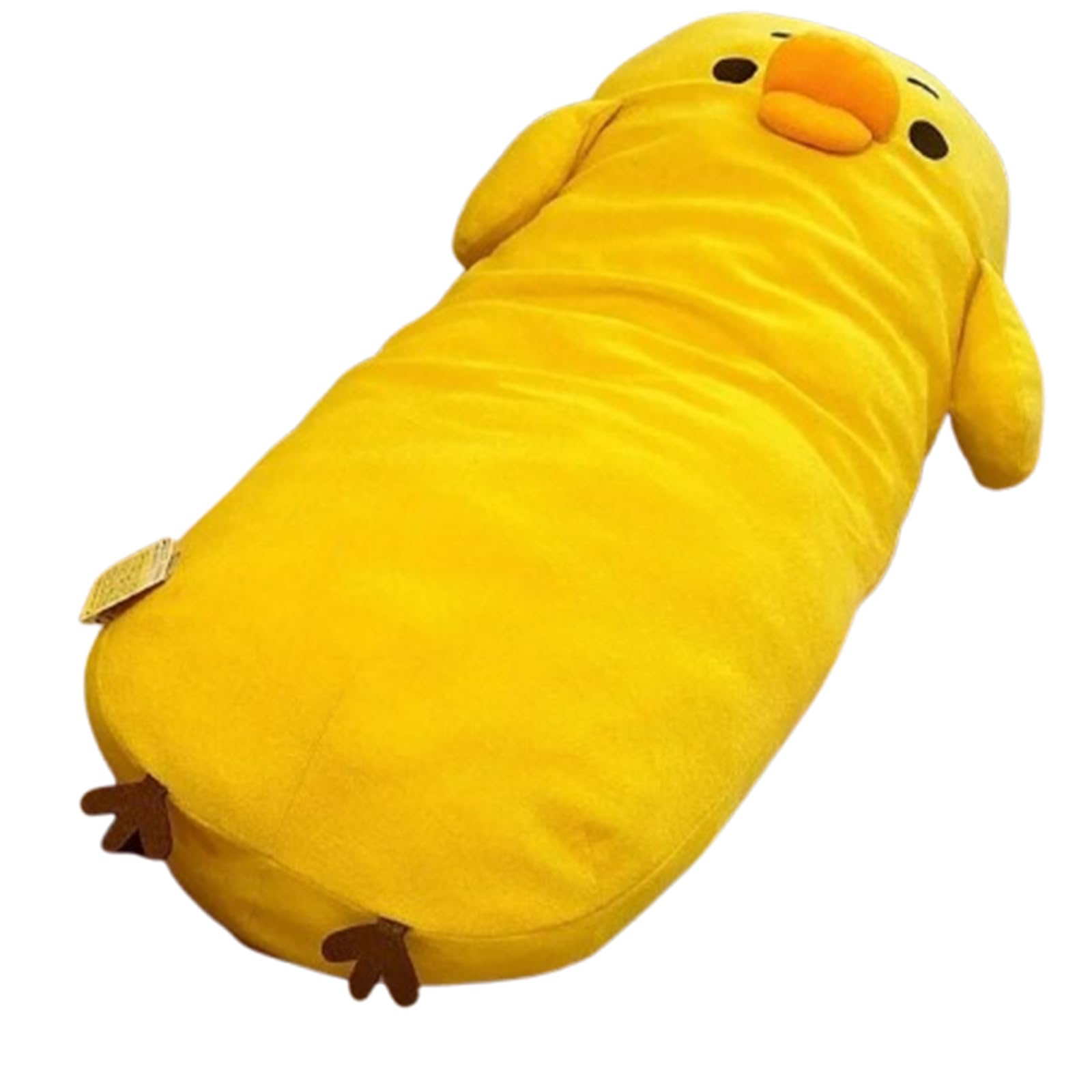 Huhn Kuscheltier, Kissen Seitenkissen Plüschtier, Stofftier Plüsch Puppe Plüschtiere, Geschenk für Jungen Mädchen (Lange Streifen -90cm)