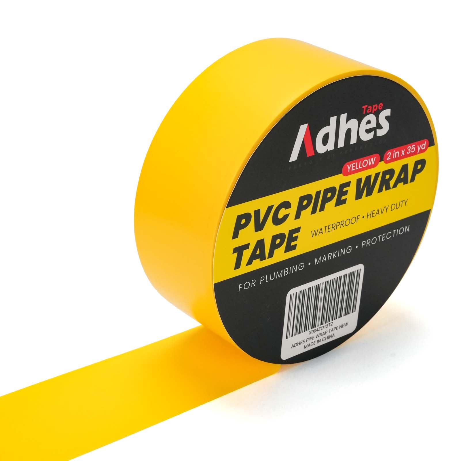 ADHES Duct tape Yellow Corrosion Protection Pipe Tape, 50MM X 32M PVC — image 1