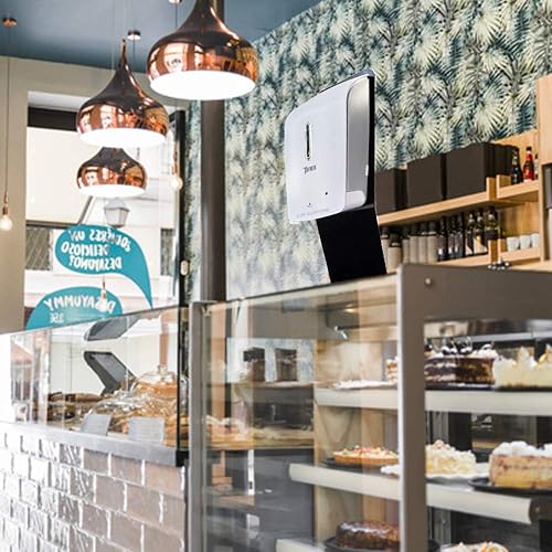 Miniatura 4 de Optima Scale Estación de mostrador de desinfectante de manos libres universal para manos libres, fabricada en Estados Unidos