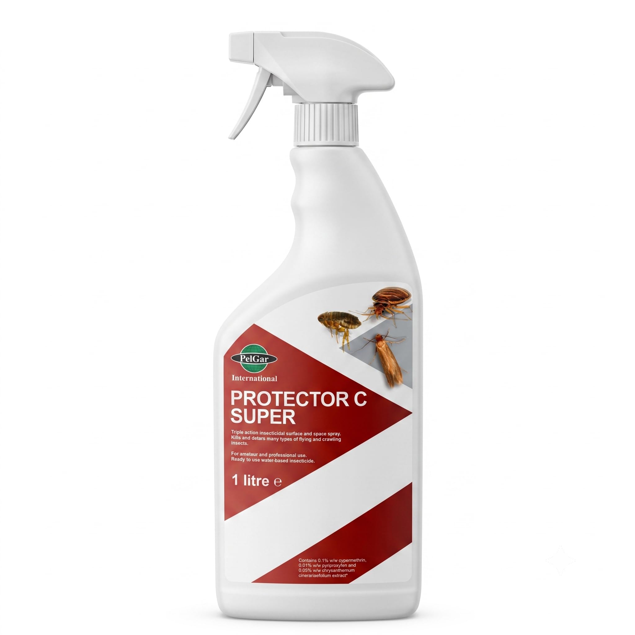 1L Protector C Super Bed Bug Spray Killer for Mattress, Carpet & Upholstery