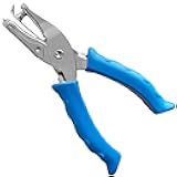 Single Hole Punch 1/4” Paper Hole Puncher for Crafts, One Hole Puncher with Blue Soft Grip Handle for Kids and Adults, Handheld Circle Punch for Paper Crafts in Home, Office, Classroom