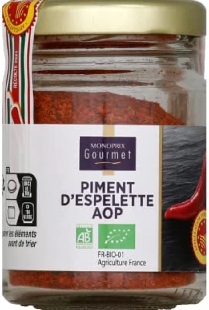 Monoprix Gourmet Piment d Espelette AOP Bio