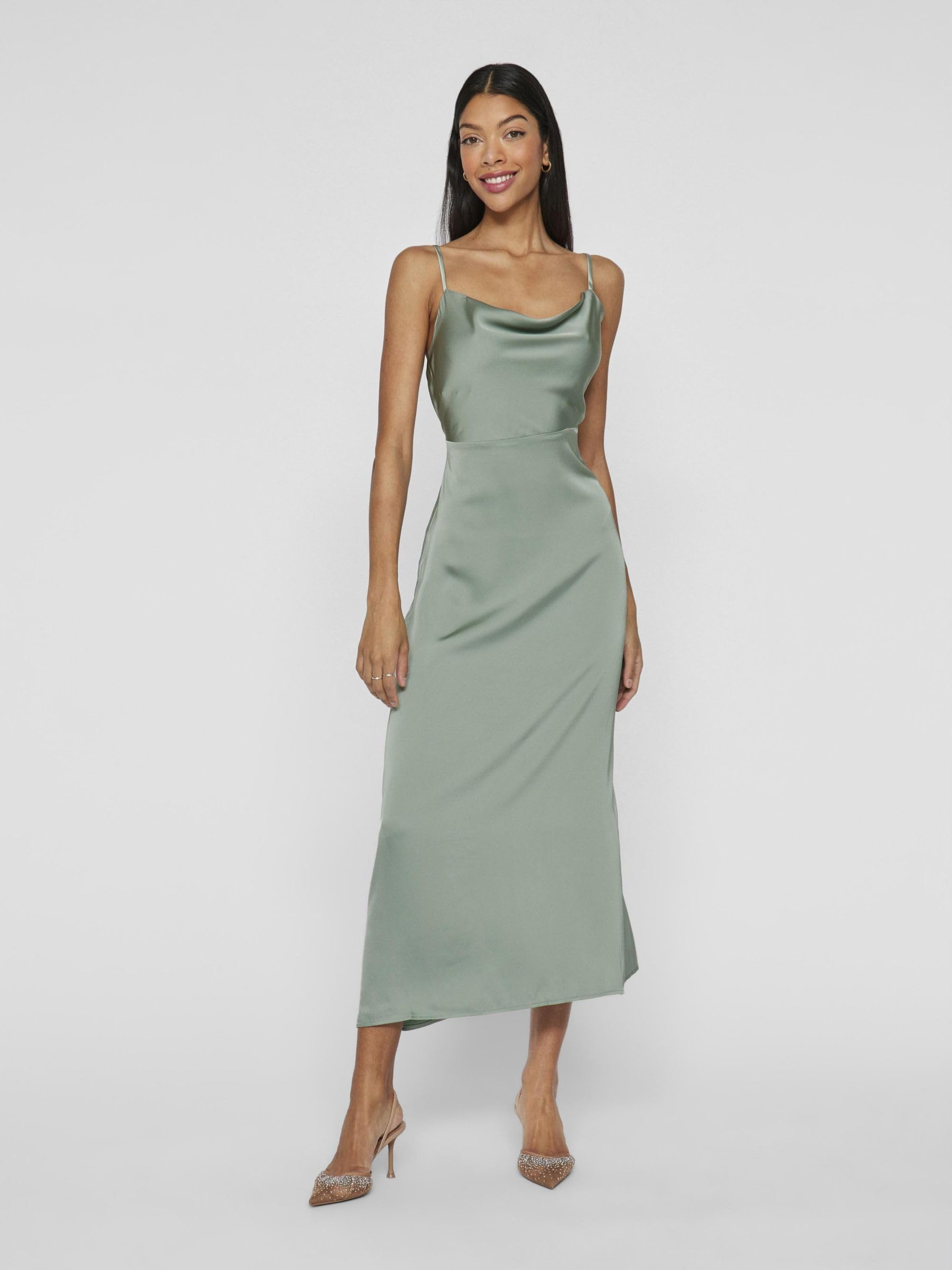 VILA Viravenna Strap Ankle Dress - Noos/DC Viravenna Noos/DC Robe à lanières Femme (Lot de 1)