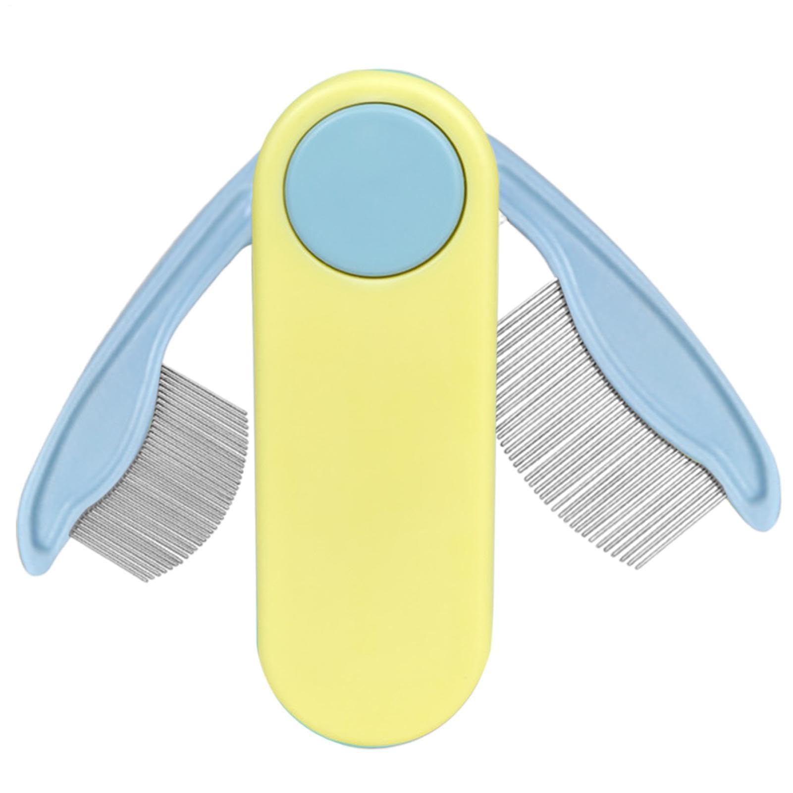 Grooming Comb for Cat - Compact Professional Gentle Pet Grooming Brush - Dog Lice Comb,for Small Medium Puppy Kitten Home Indoor Outdoor Garden Yard Walking Park
