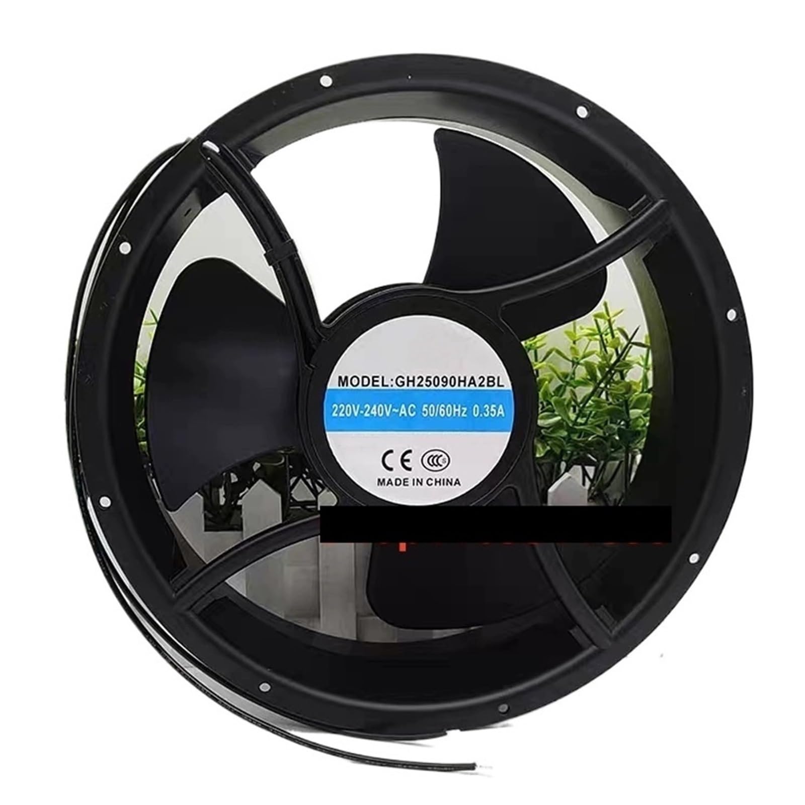 YUSKICCNE GH25090HA2BL 220V 0.35A 25090 Fan